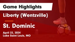 Liberty (Wentzville)  vs St. Dominic  Game Highlights - April 22, 2024