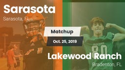Matchup: Sarasota  vs. Lakewood Ranch  2019