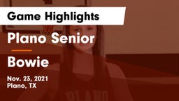 Plano Senior  vs Bowie  Game Highlights - Nov. 23, 2021