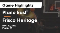 Plano East  vs Frisco Heritage  Game Highlights - Nov. 20, 2020