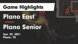 Plano East  vs Plano Senior  Game Highlights - Jan. 29, 2021