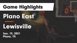 Plano East  vs Lewisville  Game Highlights - Jan. 19, 2021