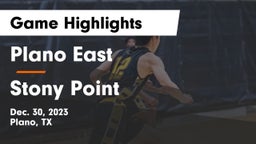 Plano East  vs Stony Point  Game Highlights - Dec. 30, 2023