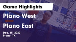 Plano West  vs Plano East  Game Highlights - Dec. 15, 2020