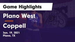 Plano West  vs Coppell  Game Highlights - Jan. 19, 2021