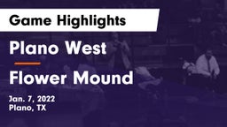 Plano West  vs Flower Mound  Game Highlights - Jan. 7, 2022