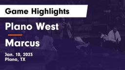 Plano West  vs Marcus  Game Highlights - Jan. 10, 2023
