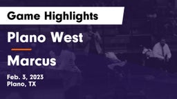 Plano West  vs Marcus Game Highlights - Feb. 3, 2023