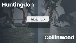 Matchup: Huntingdon High vs. Collinwood  - Boys Varsity Football 2016