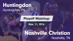 Matchup: Huntingdon High vs. Nashville Christian  2016