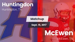 Matchup: Huntingdon High vs. McEwen  2017