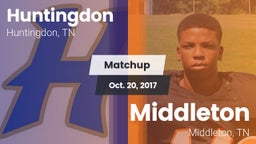 Matchup: Huntingdon High vs. Middleton  2017