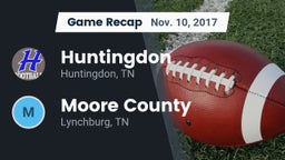 Recap: Huntingdon  vs. Moore County  2017