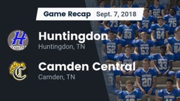 Recap: Huntingdon  vs. Camden Central  2018