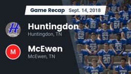 Recap: Huntingdon  vs. McEwen  2018