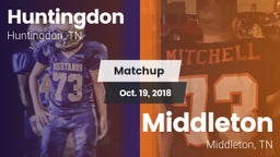 Matchup: Huntingdon High vs. Middleton  2018