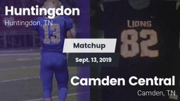 Matchup: Huntingdon High vs. Camden Central  2019