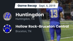 Recap: Huntingdon  vs. Hollow Rock-Bruceton Central  2019