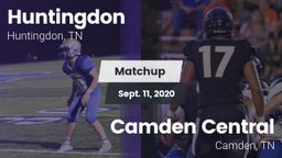 Matchup: Huntingdon High vs. Camden Central  2020
