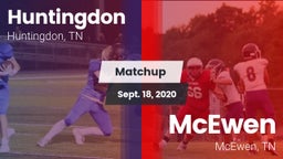Matchup: Huntingdon High vs. McEwen  2020
