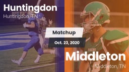 Matchup: Huntingdon High vs. Middleton  2020