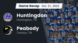 Recap: Huntingdon  vs. Peabody  2022