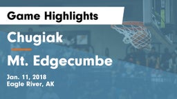 Chugiak  vs Mt. Edgecumbe Game Highlights - Jan. 11, 2018