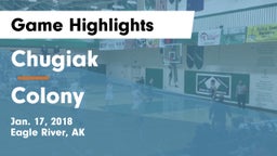Chugiak  vs Colony  Game Highlights - Jan. 17, 2018