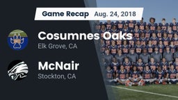 Recap: Cosumnes Oaks  vs. McNair  2018