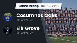 Recap: Cosumnes Oaks  vs. Elk Grove  2018
