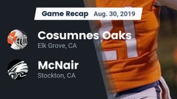 Recap: Cosumnes Oaks  vs. McNair  2019