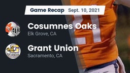 Recap: Cosumnes Oaks  vs. Grant Union  2021
