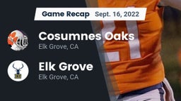 Recap: Cosumnes Oaks  vs. Elk Grove  2022