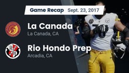 Recap: La Canada  vs. Rio Hondo Prep  2017