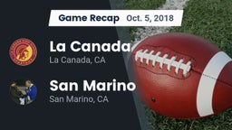 Recap: La Canada  vs. San Marino  2018