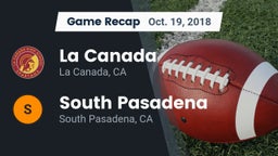 Recap: La Canada  vs. South Pasadena  2018