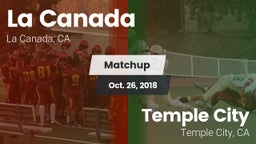 Matchup: La Canada High vs. Temple City  2018