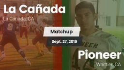 Matchup: La Canada High vs. Pioneer  2019