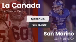 Matchup: La Canada High vs. San Marino  2019