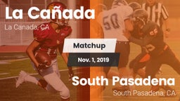 Matchup: La Canada High vs. South Pasadena  2019