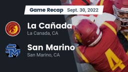Recap: La Cañada  vs. San Marino  2022