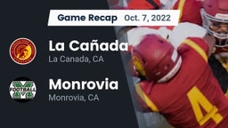 Recap: La Cañada  vs. Monrovia  2022