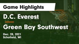 D.C. Everest  vs Green Bay Southwest  Game Highlights - Dec. 28, 2021