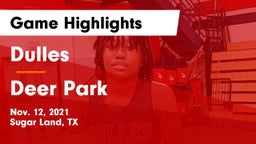 Dulles  vs Deer Park  Game Highlights - Nov. 12, 2021