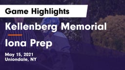 Kellenberg Memorial  vs Iona Prep  Game Highlights - May 15, 2021