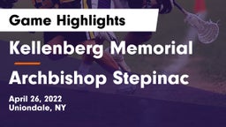 Kellenberg Memorial  vs Archbishop Stepinac  Game Highlights - April 26, 2022