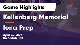 Kellenberg Memorial  vs Iona Prep  Game Highlights - April 23, 2022