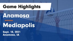 Anamosa  vs Mediapolis  Game Highlights - Sept. 18, 2021