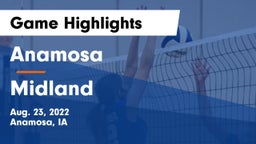 Anamosa  vs Midland Game Highlights - Aug. 23, 2022