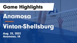 Anamosa  vs Vinton-Shellsburg  Game Highlights - Aug. 23, 2022